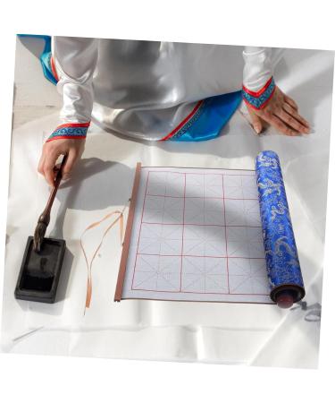 TEHAUX Scroll Water Writing Cloth Reusable Chinese Calligraphy Cloth Study Accessory Roll Cloth Child Fold - Buy Online on GoSupps.com