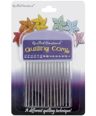 Quilling Comb Purple