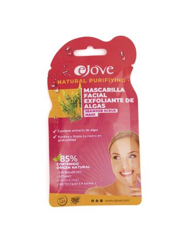 Ejove Algae Exfoliating Facial Mask 20 ml Deep Cleansing Hydrates Skin Radiant and Rejuvenated Skin Detox and Revitalizing Mask