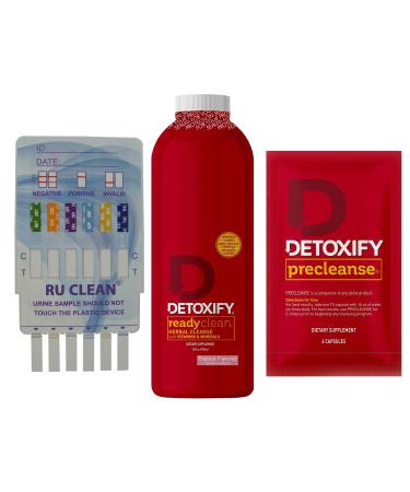 Ready Clean Detox Drink 16 oz. - Herbal Precleanse Capsules - RU Clean 6 - Pre Cleanse, Detoxify and Quick Flush Your Body - Fast Professionally Formulated 1 Hour RU Clean Detoxify Kit