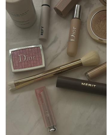 4TH COMMAND Pro Contour Duo Brush | Small U Shape Nose Brush for Nose Contouring | Dual-Ended Gold Brush for Precision Makeup Application - Buy Online on GoSupps.com