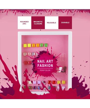 Professional Nail Display Chart | 39 Vibrant Nail Colors Swatch Book for DIY Nail Art & Salon Use - Buy Online on GoSupps.com