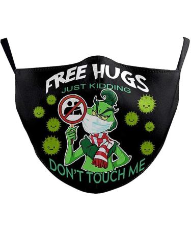 Youning Unisex Christmas 3D Print Face Masks - Funny Motifs Washable Multifunctional Neck Bandana & Dust Protection with Filters (7 PCs) - Buy Online on GoSupps.com