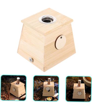 Sewoart Moxibustion Box & Tooth Gemstones - Body Massage Tool Moxa Gel Burner Wooden & Metal Housing - Buy Online on GoSupps.com