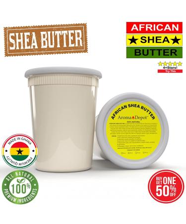 Organic Raw African Shea Butter 32 oz Ivory Grade A - 100% Pure Unrefined Moisturizer for Dry Skin - Ideal for Body, Hair & Face - 2 lb - Buy Online on GoSupps.com