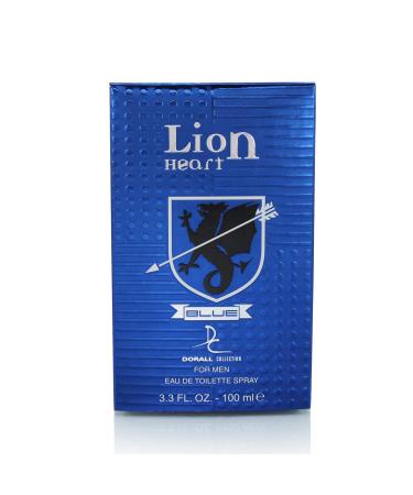 LION HEART BLUE BY DORALL COLLECTION COLOGNE FOR MEN 3.3 OZ / 100 ML EAU DE TOILETTE SPRAY - Buy Online on GoSupps.com