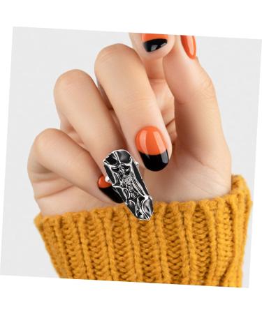 Holibanna Halloween Nails Sticker Spider Nail Ring Miss Full Cover Vampire Alloy Gothic Vampire Nails - Buy Online on GoSupps.com