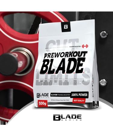 Blade Series PROWOUT Blade Booster - Pre-Workout Dietary Supplement for Strength & Endurance Athletes - Instant Orange Drink 500g - Boost Training Performance - Buy Online on GoSupps.com