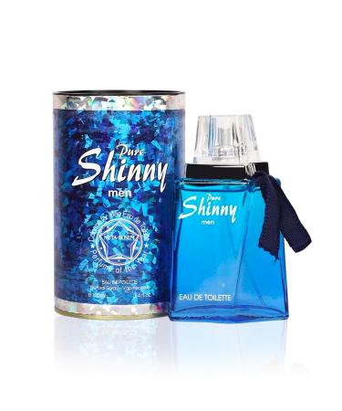 META-BOSEM Pure Shiny for Men Cologne Masculine Fragrance Eau de Toilette Natural Spray - Woody Fresh Scent - Holiday Gift 3.4 Fl Oz/100 Ml