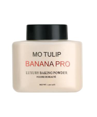Banana Pro Loose Baking Powder Long Lasting Make Up Setting Powder for Medium Skin Tones (1.5 oz) - Perfect for Flawless Finish - Buy Online on GoSupps.com