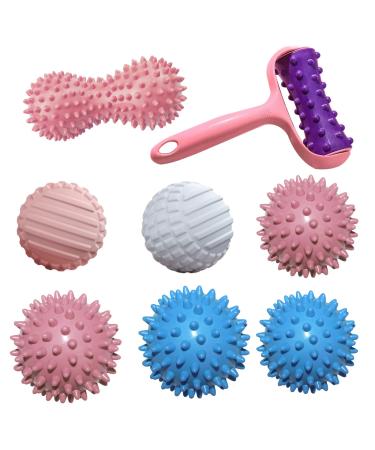 Massage balls hedgehog balls Senten 8 Series Massageball Massage balls Fascia ball hedgehuma ball set massage roller massage ball fascia spikey ball massage for back legs feet hands