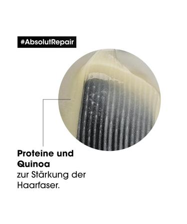 L'Or al Professionnel Absolutely Repair Shampoo 300ml - Repairing Shampoo for Strained & Dry Hair with Quinoa | Series Expert - Buy Online on GoSupps.com