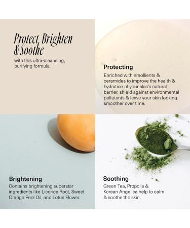 REFRESH Jade Purifying Cleanser - All Skin Types Emollients & Ceramides for Brighter Skin - 6.7 Oz - Buy Online on GoSupps.com