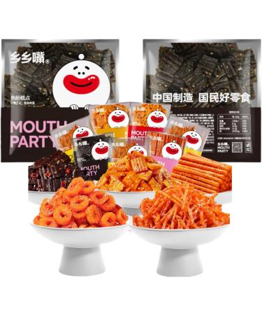 latiao latioa chinese snacks spicy strip combination spicy strips spicy snack combination spicy noodles chinese snacks asian snacks 18gx 5 packs - Buy Online on GoSupps.com