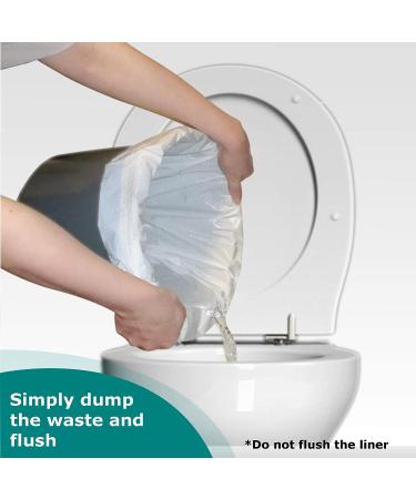 SaniCare Commode Liners Value Pack - Disposable Bedside Commode Liners - Adult Chair Pail Liners - 50 Count (Pack of 3) - Buy Online on GoSupps.com