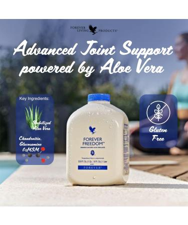 Forever Freedom Orange Aloe Vera Juice 33.8 FL OZ - Natural Joint Support - Buy Online on GoSupps.com