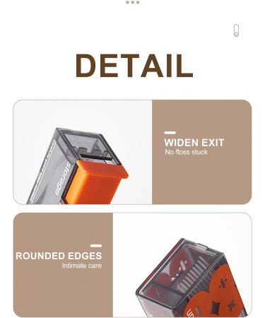 Aconcept Dental Floss Carrier Bag - 110 Dental Floss Picks & 10 Tooth Flap Dispensers | Refillable Oral Care Travel Kit - Buy Online on GoSupps.com