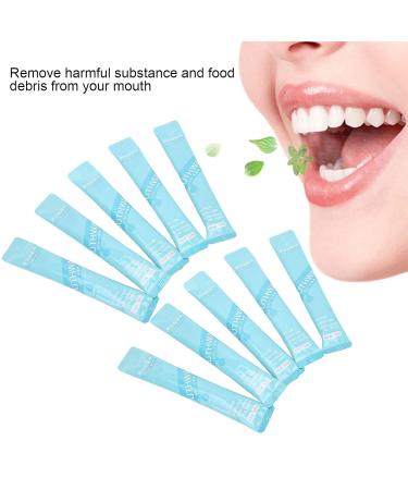 10 Pieces Disposable Mouthwash Strips - Refreshing Breath & Oral Dental Care - Buy Online on GoSupps.com