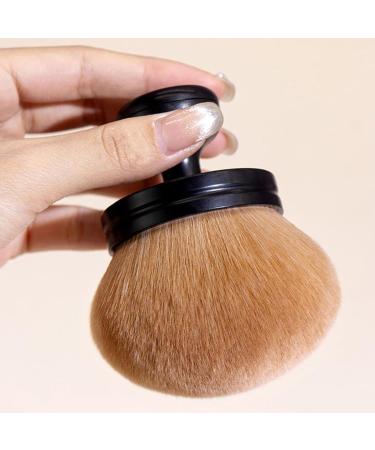 Powder Makeup Brush | Powder Bronzer Brush Blush Brush Multifunction Make up Brush Setting Powder Brush Mushroom Head Face Brushes Makeup black - Buy Online on GoSupps.com