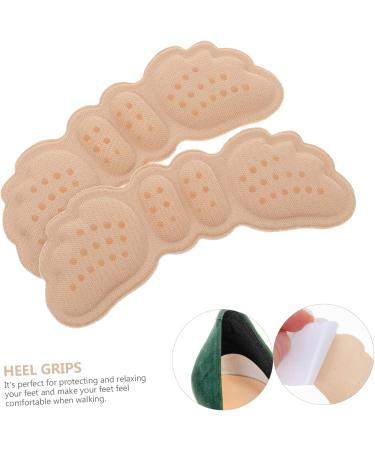 Shop NOLITOY Heel Stickers - 5 Pairs Foot Protectors for Oversized Shoes | Cushioned Heel Grips & Pads | Comfort & Support for High Heels | Beige Sponge Inserts - Buy Online on GoSupps.com
