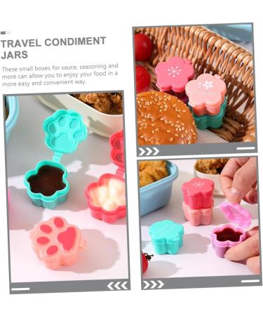 8pcs Soy Sauce Picnic Supplies Salad Container Seasoning Boxes Kitchen Supplies Convenient re-usable - Buy Online on GoSupps.com