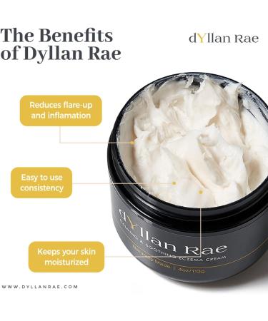 Dyllan Rae Eczema Relief Cream - 4oz Full Body Lotion for Face & Body Psoriasis Treatment - Buy Online on GoSupps.com