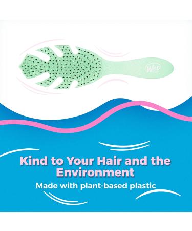 Wet Brush Go Green Hair Detangler - Ultra-soft IntelliFlex Bristles - Green - For All Hair Types - Men & Women - Buy Online on GoSupps.com