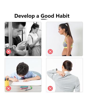 Smart Posture Corrector Upper Back Brace with Vibration Reminder | Posture Trainer for Women/Men/Kids | Prevent Humpback & Improve Posture | Gray - Buy Online on GoSupps.com