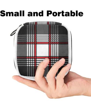 GIAPB Sanitary Napkin Storage Bag - Period, Tampon, Makeup, Pad Pouch - Classical Stripes & Plaid Color2567 - Buy Online on GoSupps.com