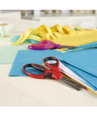 Fiskars 194220 Back to School Supplies  Kids Scissors Softgrip Blunt-tip  5 Inch  Color Received May Vary - Buy Online on GoSupps.com
