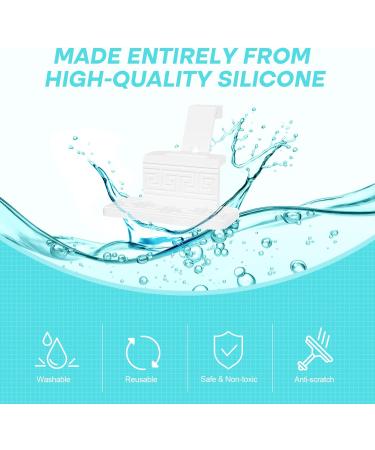 FireAnt Reusable Silicone Salt Pods Refills for Navage Nasal Care - 12 Pack White | Substitute for Navage Salt Pods, Silicone Pads Replacement Accessories for Saltpods Capsules - Easy to Use - Buy Online on GoSupps.com