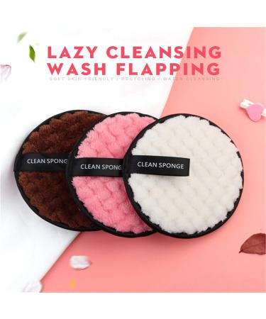 Reusable Makeup Remover Pads - Eco-Friendly Microfiber Cotton Cleansing Puff (4PCS) - Buy Online on GoSupps.com