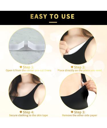 Medimama Double-Sided Clothing Tape for Women (60 Pack) | Gentle Skin Adhesive | Sweat Proof Bra Tape | All Skin Shades - Nude - Buy Online on GoSupps.com