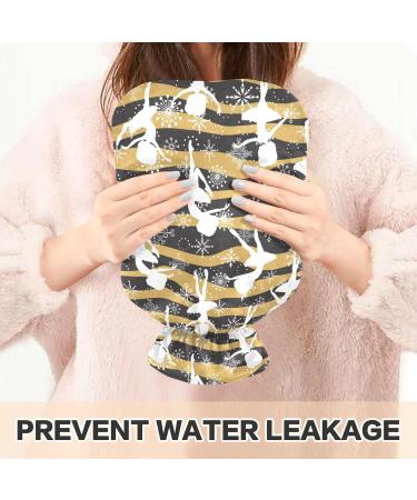 Shop Naanle Christmas Ballet Dancer Hot Water Bottle - 2L Large for Bed & Pain Relief | Transparent Heat Therapy Solution - Buy Online on GoSupps.com