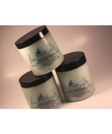 Tropical Coconut Sugar Scrub 8oz - Exfoliating Body & Face Scrub with Glove | International Shipping Available - Buy Online on GoSupps.com
