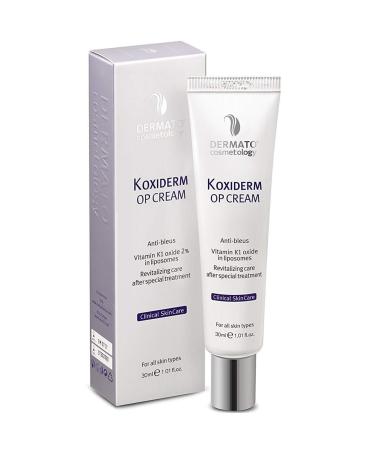 Vitamin K1 Oxiderm Cream Minimizing Appearance of Old and New Scars Dark Eye Circles Bruises Varicose Veins Purpura and Redness 1.01Oz (1.01 Ounce (Pack of 1)) 1.01 Fl Oz (Pack of 1)