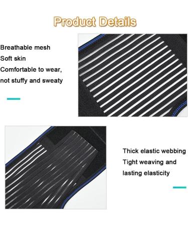 Back Bandage & Compression Belt - Adjustable Lumbar Support for Pain Relief | Gift for Men & Women | Schwa Black XL - Buy Online on GoSupps.com