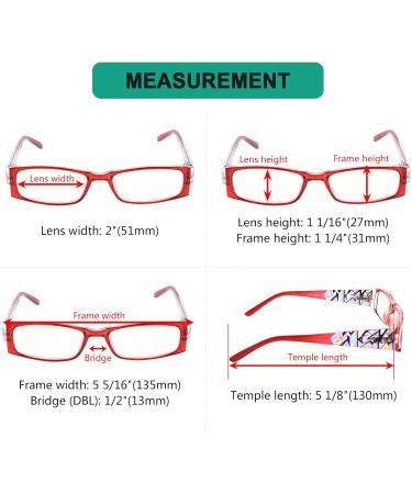 Shop Eyekepper 5-Pack Stylish Women's Reading Glasses +2.75 - Crystal Aeropittura Arms & Spring Hinges - International Shipping Available - Buy Online on GoSupps.com
