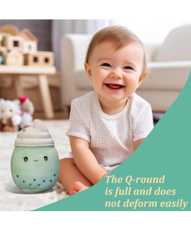 HEKARBAMILL Bubble Tea Plush 5.9x9.8 Inch Soft Skin-Friendly Boba Plush Milk Tea Cute Plush Pillow Stuffed Boba Pillow Gifts for Girls Toys Green Plush Pillows - Buy Online on GoSupps.com