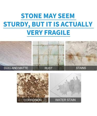 Stone Stain Remover Cleaner Marble Stone Cleaner Polishes Nano Stone Crystal Plating Agent Kitchen Marble Oil Stain Cleaner Suit for Marble Granite Tile Quartz Kitchen Cooktops (3PCS) - Buy Online on GoSupps.com