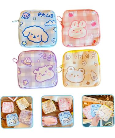Ultechnovo 4-Piece Women's Travel Bandages & Tampon Bag - Portable Nylon Storage for Girls - Buy Online on GoSupps.com