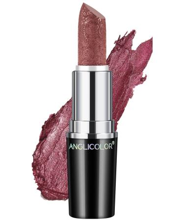Anglicolor Metallic Glitter Lipstick Pink Lipstick Highly Pigmented Glitter lipstick Long-Lasting Moisturising Velvety smooth application Creamy sculpted design lipstick (#03 LOVE PARTICLE)