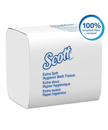 Kleenex Scott Hygienic High-Capacity Folded Tissue (48280) 2-Ply White Single Pull (250 Sheets/Pack 36 Packs/Case 9000 Sheets/Case) - Buy Online on GoSupps.com