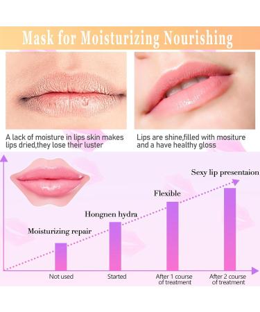 Extrapins 50PCS Collagen Crystal Lip Masks Lip Mask Sheet Anti-Aging & Anti-Wrinkle Lip Gel Patches Pads for Dry Lip Remove Dead Skin Plump Your Lips(Pink) - Buy Online on GoSupps.com