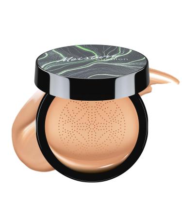 Air Cushion CC & BB Cream - Nourishing Foundation for Mature Skin Long-Lasting Concealer to Even Skin Tone & Brighten Complexion for All Skin Types (Medium Deep)