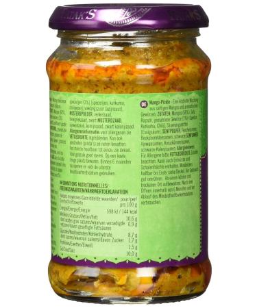 Pataks Mango Pickle Medium 283g - Authentic Indian Flavor International Shipping - Buy Online on GoSupps.com