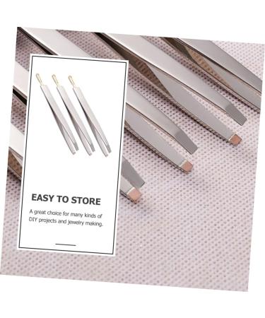 Stahad 3ST Stainless Steel Eyebrow Tweezers | Precision Slant Tip Makeup Tools for Perfect Eyebrows - International Shipping Available - Buy Online on GoSupps.com