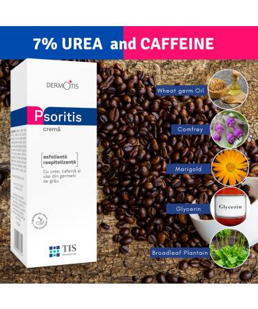 Psoritis 7% Urea Cream - Treat Eczema Keratosis & Psoriasis | Hydrate Dry Cracked Skin on Body Feet Elbows & Knees | Enriched with Caffeine & Vitamin A - Buy Online on GoSupps.com