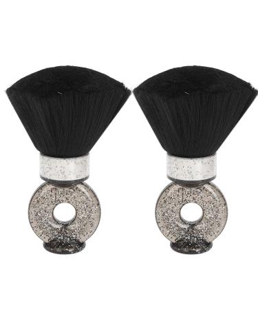 Hairdressing Neck Dust Brush with Powder Dispenser - Soft Nylon Bristles Stand Base & Portable Design - Perfect Gift for Stylists - Buy Online on GoSupps.com