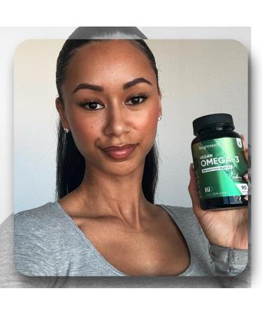 Omega 3 Vegan Huile d'Algues en Gelules 2000mg Omega 3 Dha Epa 90 G lules Molles Alternatives Vegan l'Huile de Poisson (Fish Oil) et Huile de Krill sans OGM sans Gluten sans Lactose - Buy Online on GoSupps.com